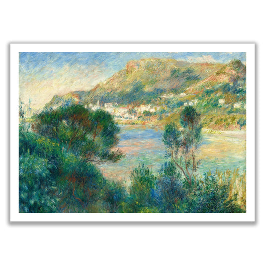 View of Monte Carlo from Cap Martin (c. 1884) by Pierre - Auguste Renoir - The Print Vault