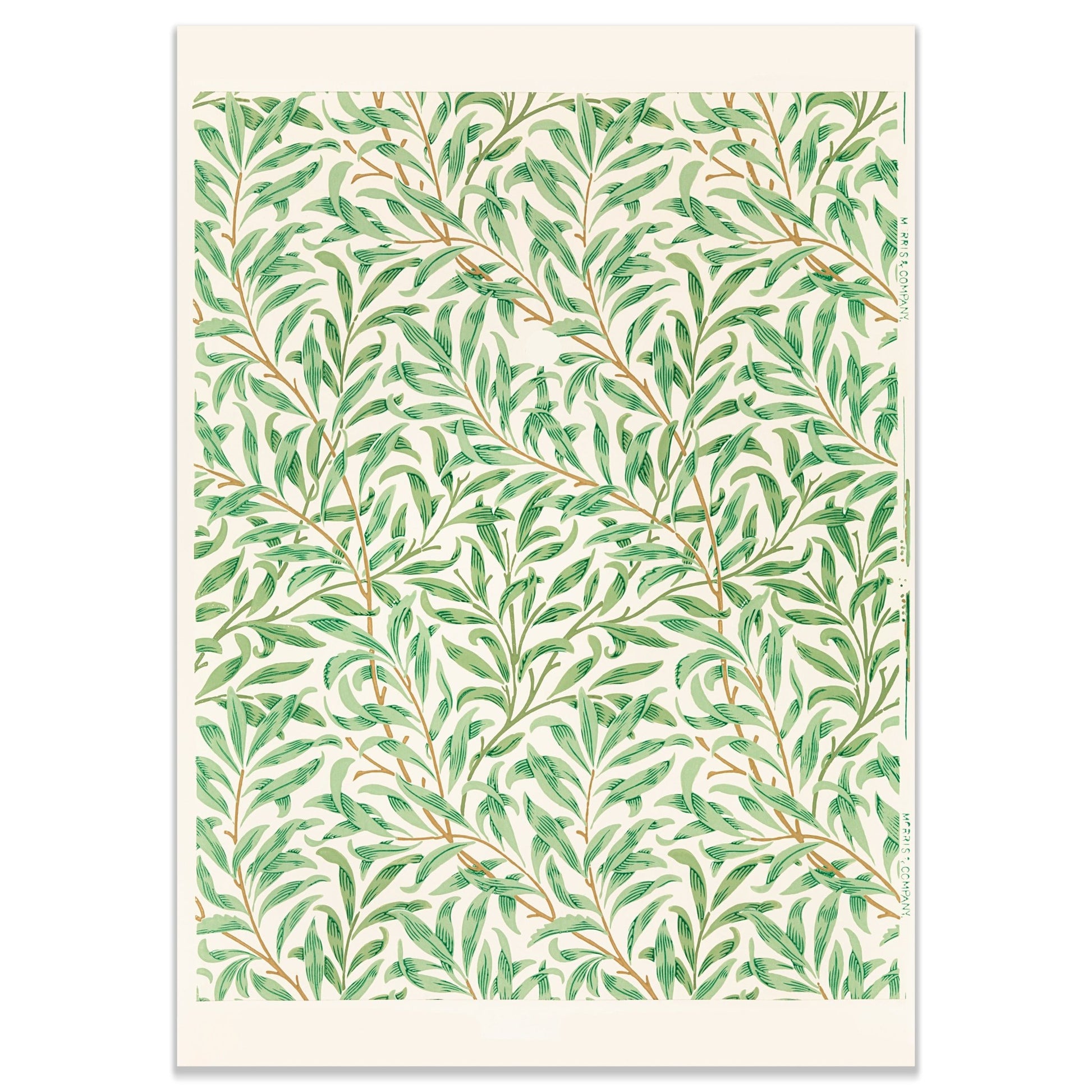 William Morris's (1834 - 1896) Willow Bough Famous Pattern - The Print Vault