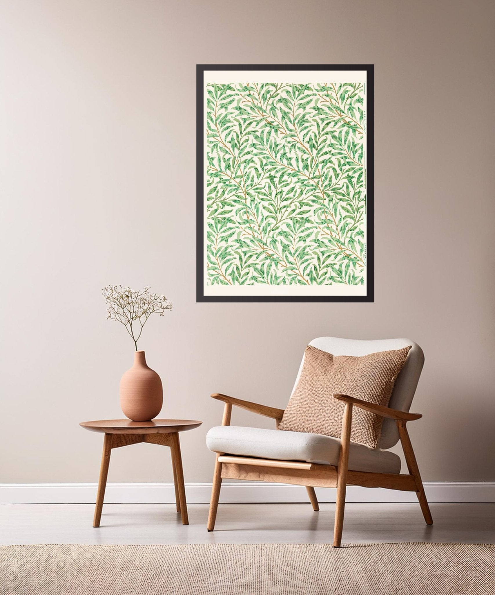 William Morris's (1834 - 1896) Willow Bough Famous Pattern - The Print Vault